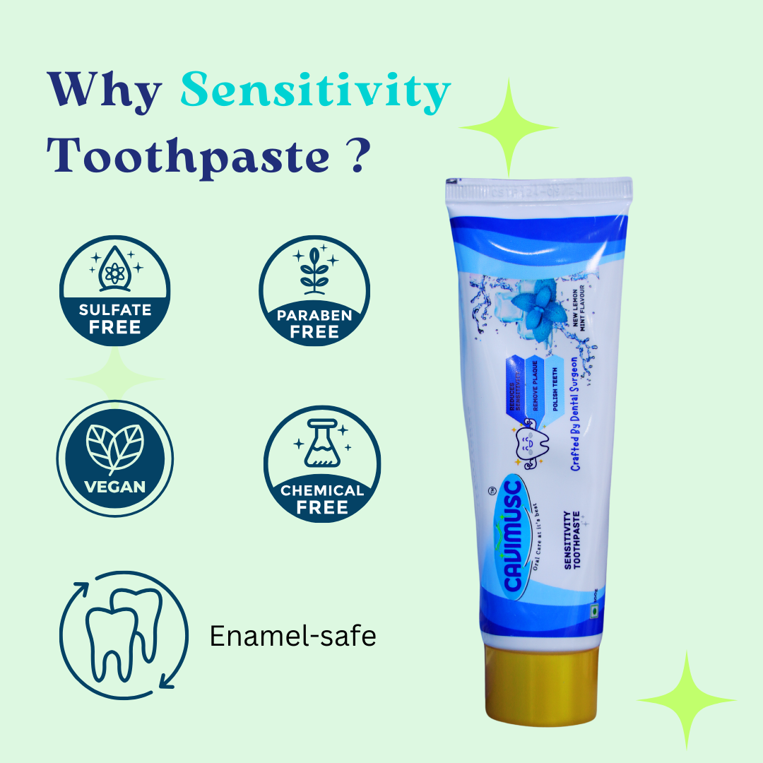 Cavimusc Blue Toothpaste [100gms] | Hyper Sensitivity