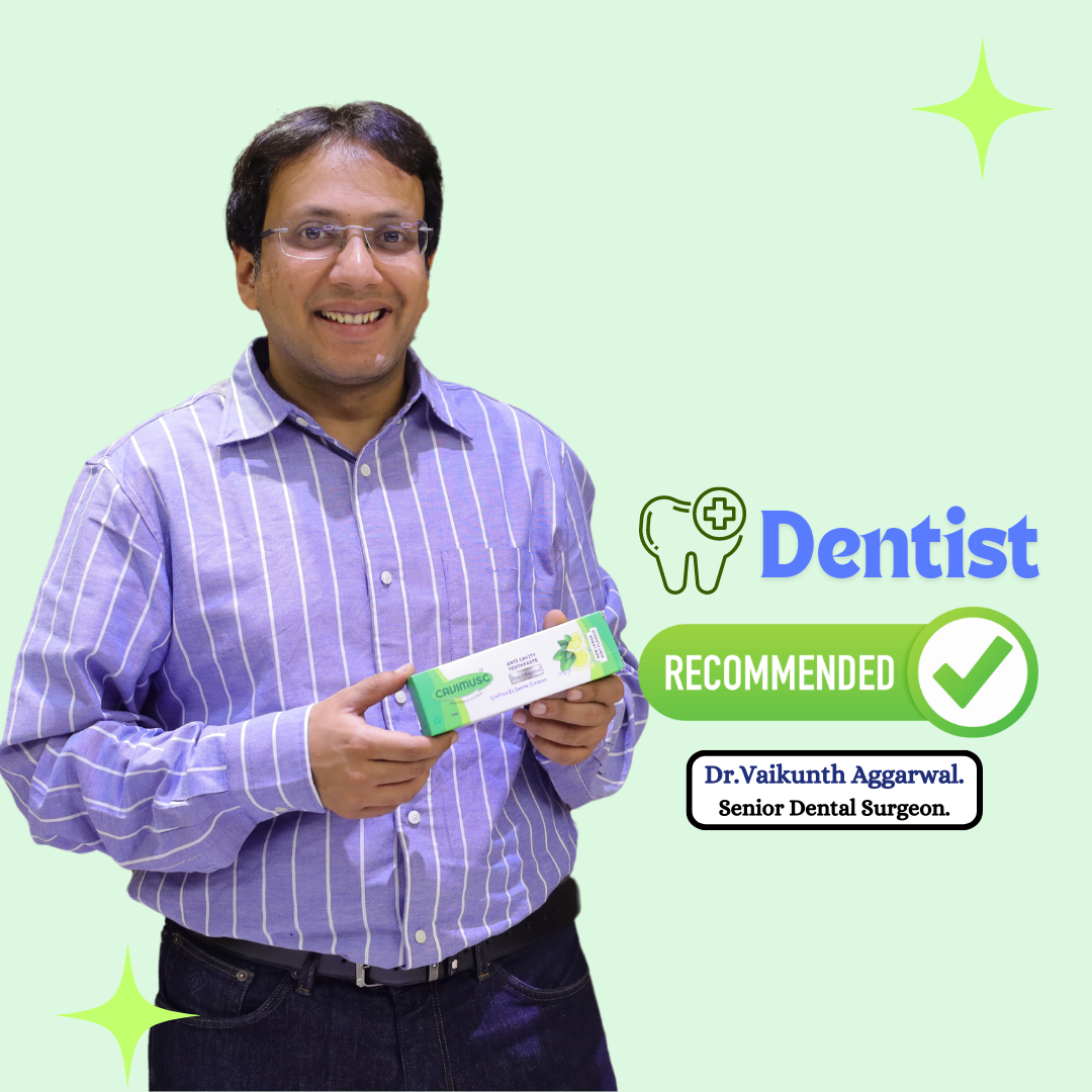 Cavimusc Green Toothpaste [100gms] | Anti-Cavity and Gum Care