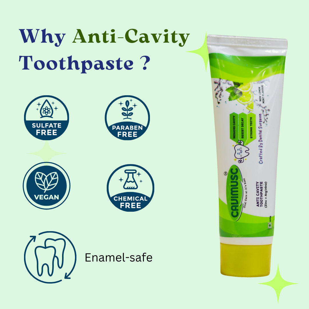 Cavimusc Green Combo Toothpaste [100gms] | Anti-Cavity