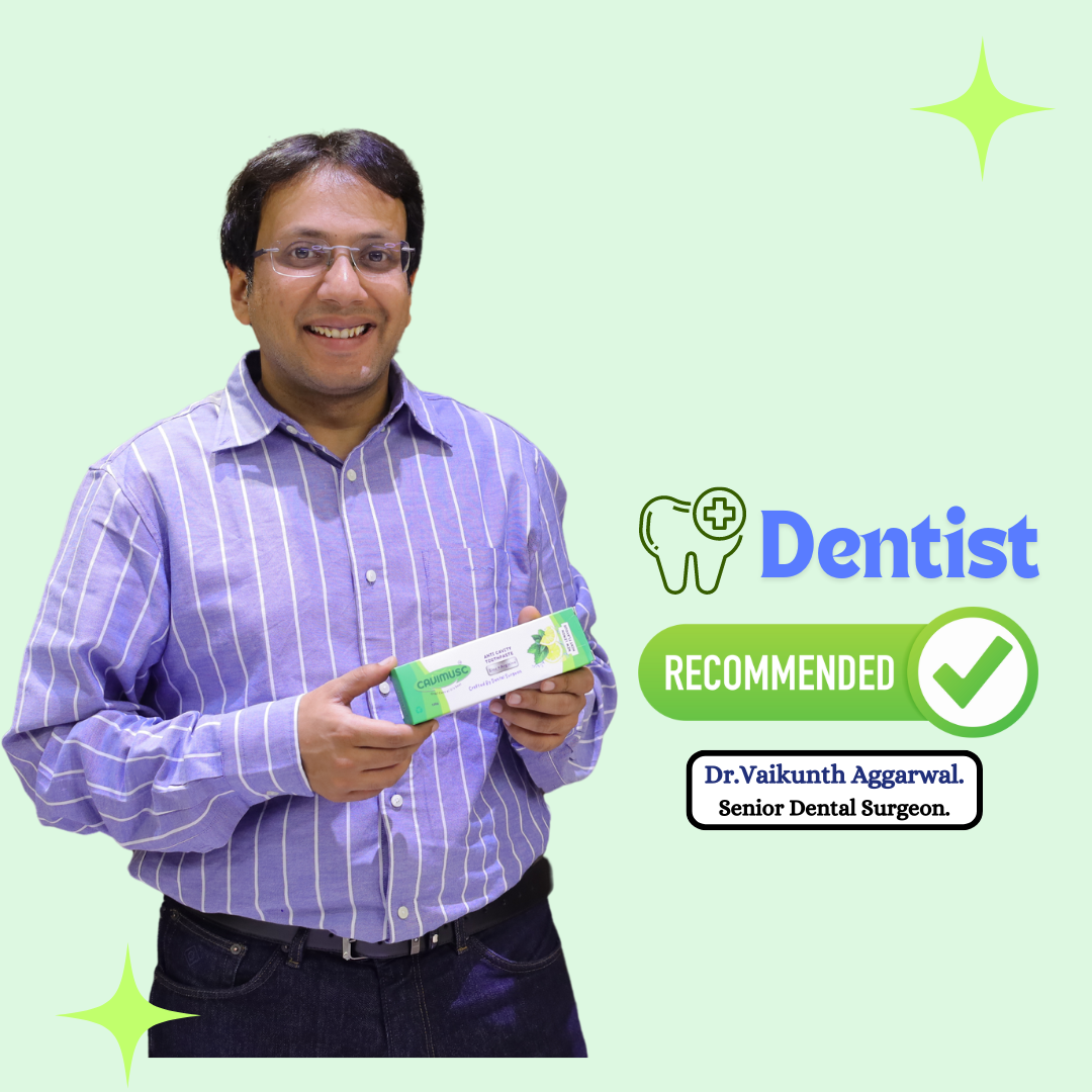 Cavimusc Green Combo Toothpaste [100gms] | Anti-Cavity and Gum Care