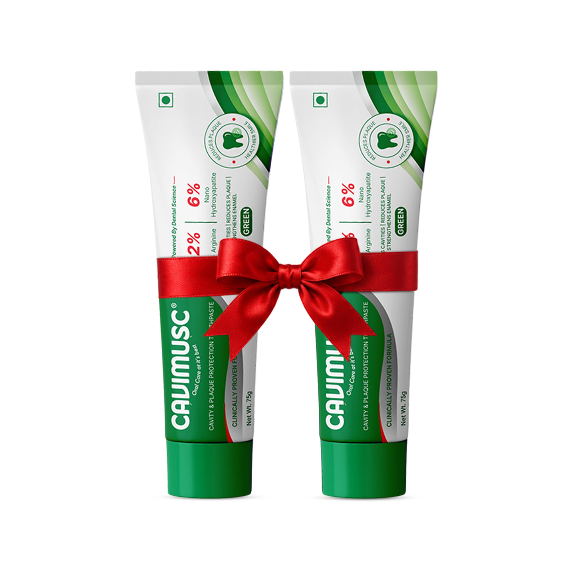 Cavimusc Green Combo 75g | Cavity & Plaque Protection Toothpaste