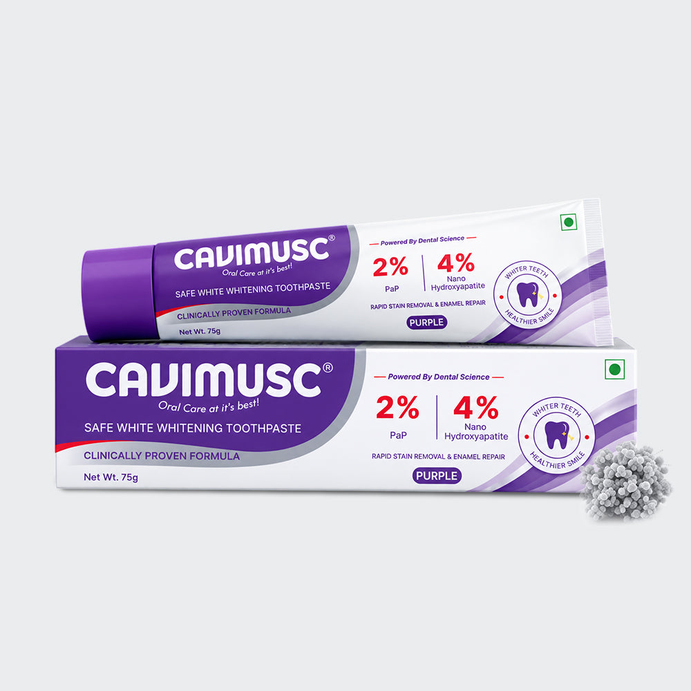 Safe White Whitening | Cavimusc Purple Toothpaste 75g